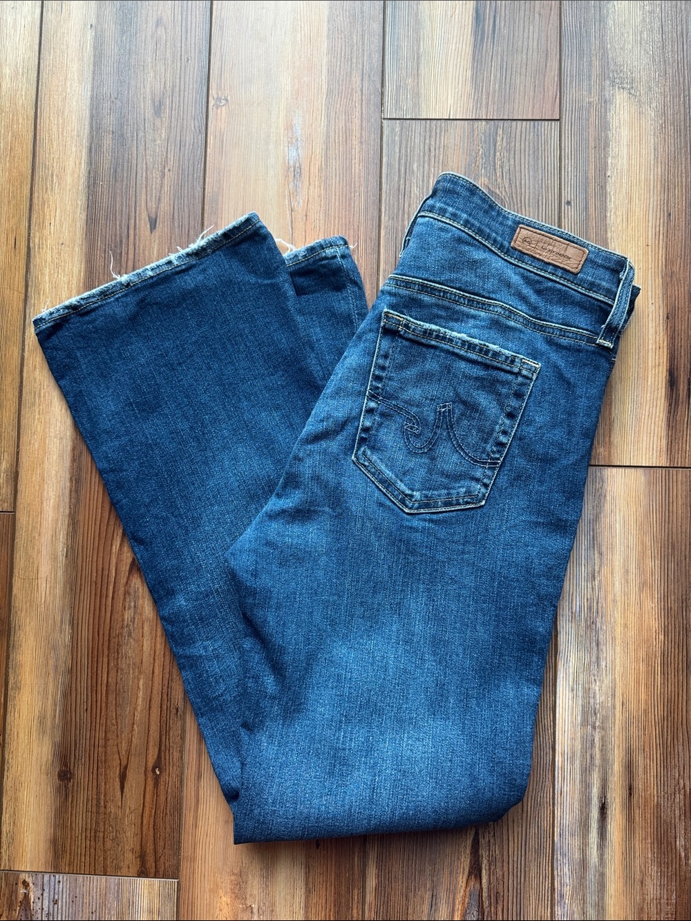 AG Adriano Goldschmied Farrah Boot Crop Jeans Women’s Size 28 - Picture 7 of 8